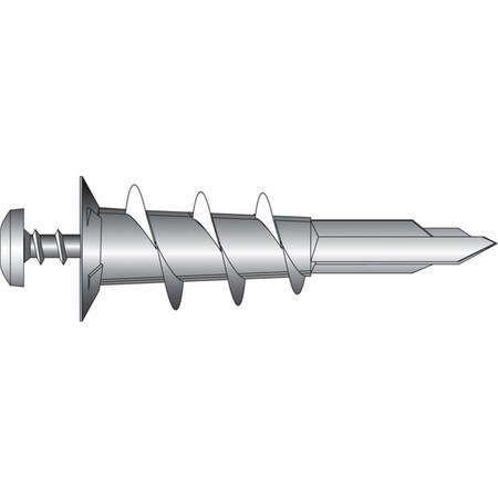 Aceds No.8 Wallboard Anchor with Screw Zinc, 12PK 5335153